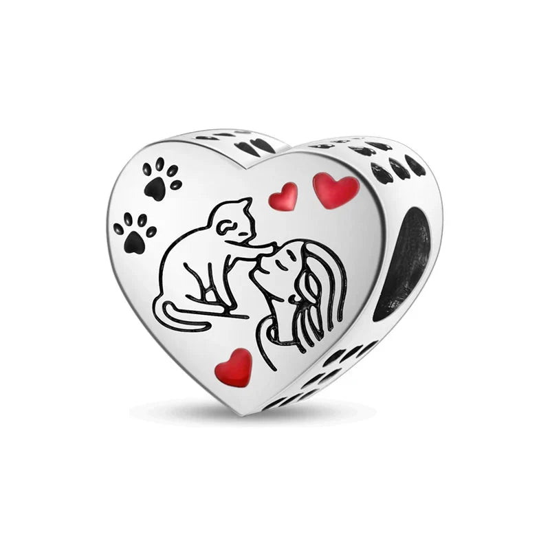 Hot Sale 925 Sterling Silver Charms Beads for Women - Perfect Fit for Pandora Bracelets, Fashionable Jewelry Pendant