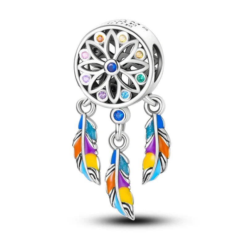 Hot Sale 925 Sterling Silver Charms Beads for Women - Perfect Fit for Pandora Bracelets, Fashionable Jewelry Pendant
