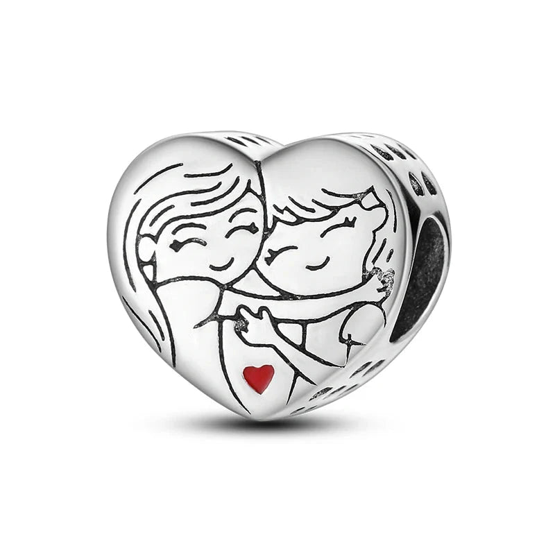 Hot Sale 925 Sterling Silver Charms Beads for Women - Perfect Fit for Pandora Bracelets, Fashionable Jewelry Pendant