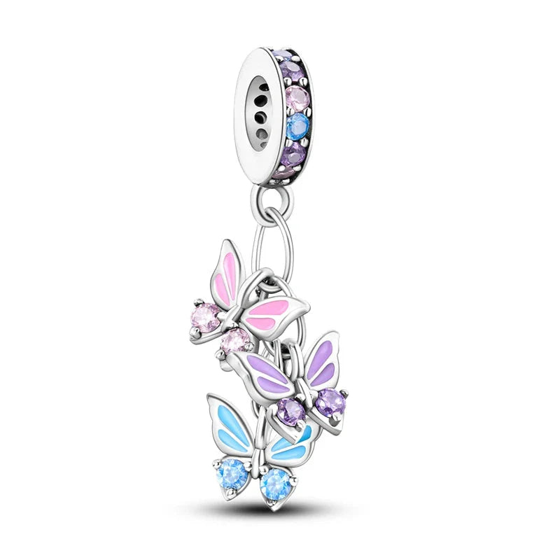 Hot Sale 925 Sterling Silver Charms Beads for Women - Perfect Fit for Pandora Bracelets, Fashionable Jewelry Pendant